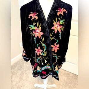 Johnny Was Amyrylla Velvet Bolero